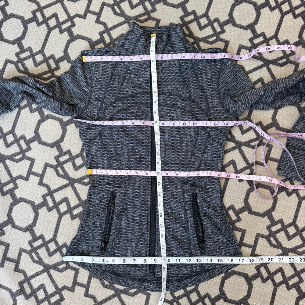 Lululemon Define Jacket Gray/Dark Gray Melange Luon Full Zip Sz 4 - Picture 5 of 15